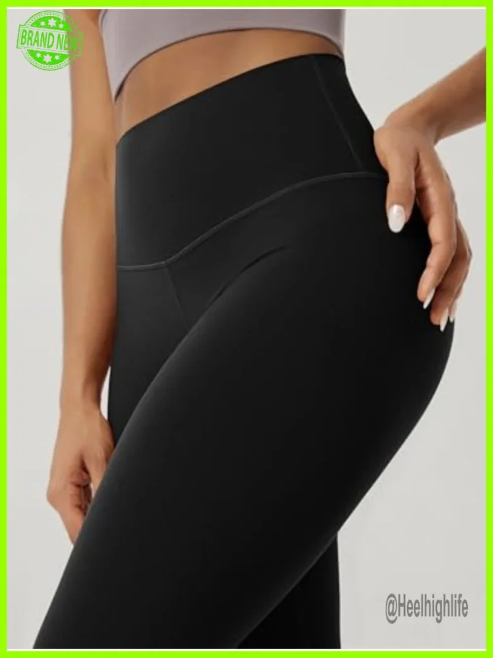 Buttery Soft High Waist Capri Leggings Yoga Lounge 21